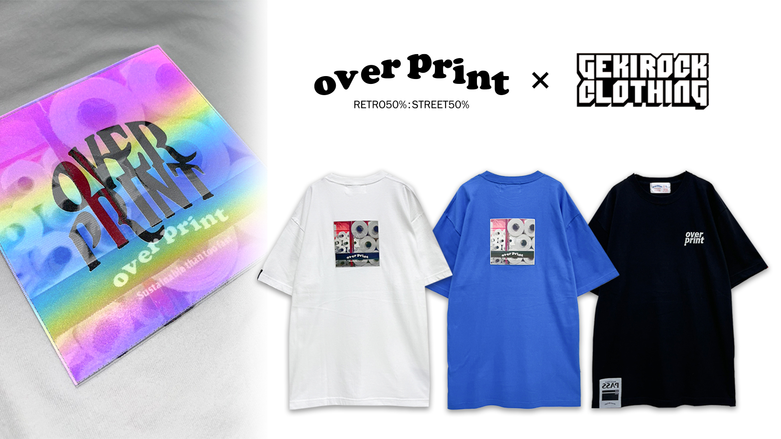 毎回即完売の大人気ブランドover print (オーバープリント)より